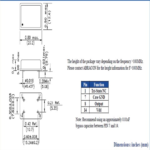 ACO貼片差分晶體,ACO-27.000MHZ-EK有源差分晶振