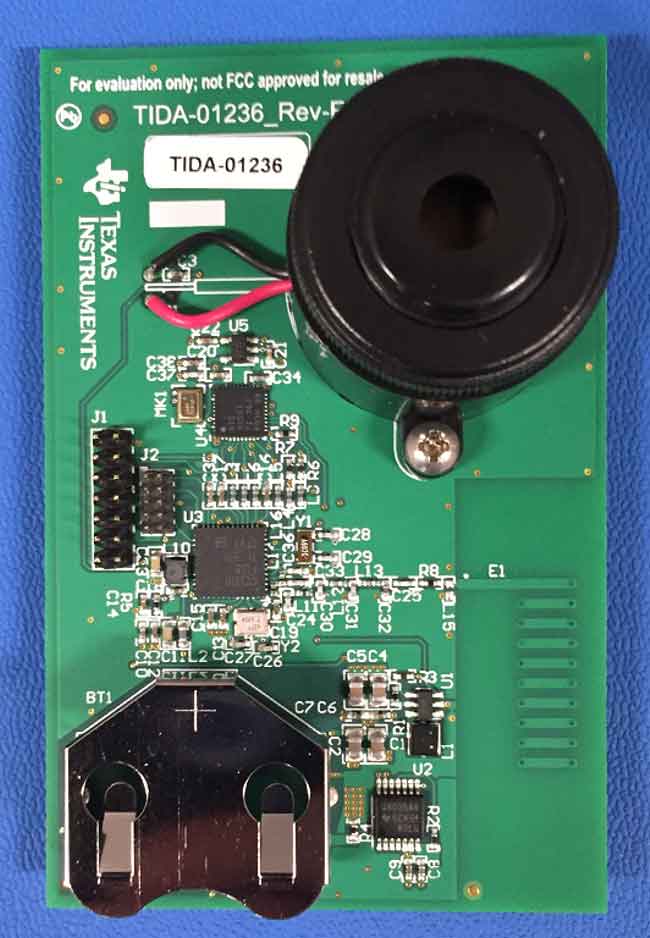 采用兩個Epson晶振的紐扣電池供電無線超聲波氣體檢漏儀