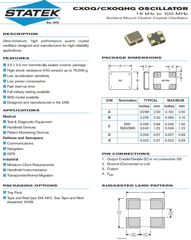 CXOQ，CXOQHG,2520