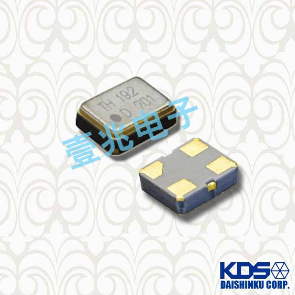 日本大真空KDS晶振,DSR211STH貼片熱敏晶振,1RAK38400CKA進口手機晶振